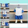 Stylish Boys Summer Outfit Set For Kids Includes Soft Cotton T-shirt And Shorts