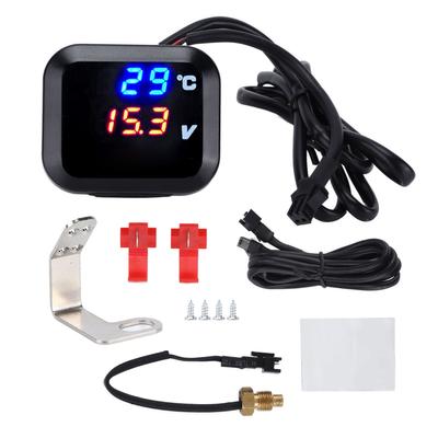 Voltmetro Universale DC12V 3 in 1 con Ricarica USB Impermeabile Sostituzione per Kawasaki