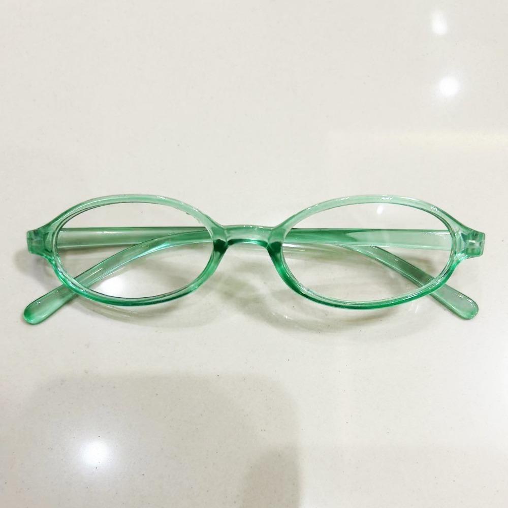 Vintage Y2K Anti Blue-ray Glasses Ins Retro Oval Glasses Lightweight Leopard Print Small Frame Eyewear Women/Men