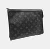 [Usado] Louis Vuitton Pochette Voyage MM 'Lona Monograma Eclipse Preta' - Muito Bom #1MH7YKN