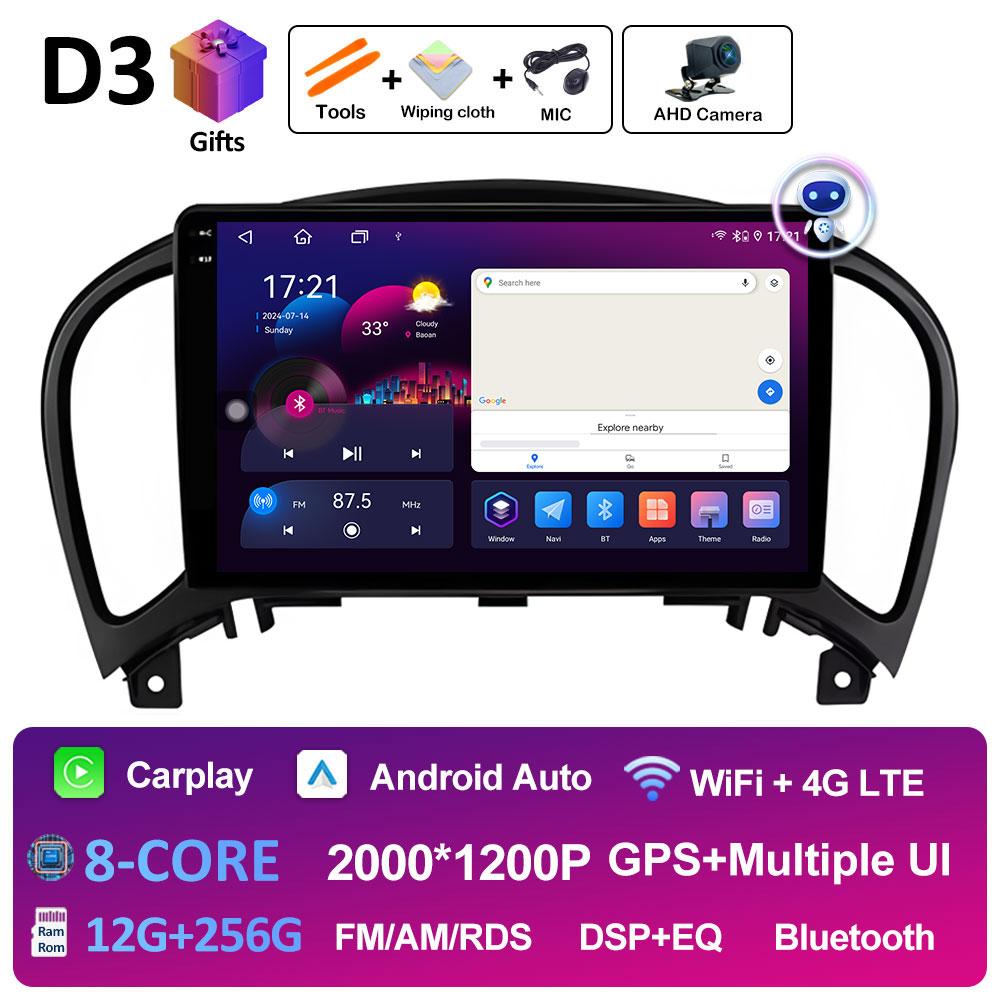 Intelligent System GPS Navigation For Nissan Juke YF15 2010 2011 2012 2013 2014 DSP Stereo Car Video Player QLED IPS Screen WIFI