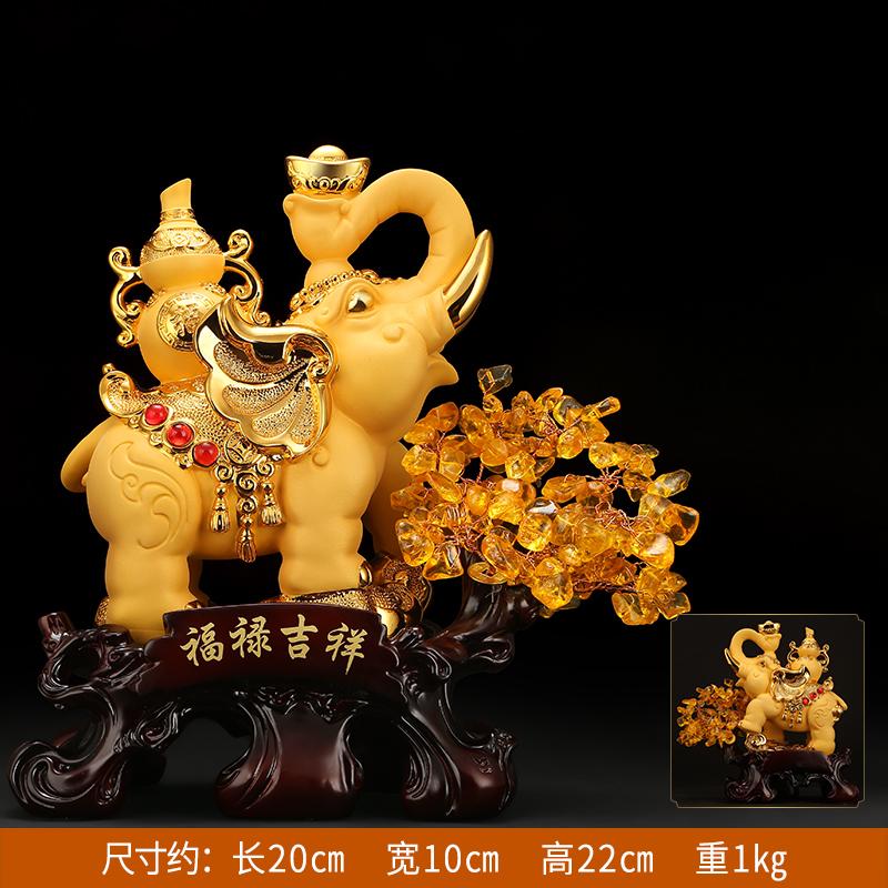 

Resin sand gold elephant decorations, living room TV cabinets, home decoration, handicrafts, gifts desk decoration figurine