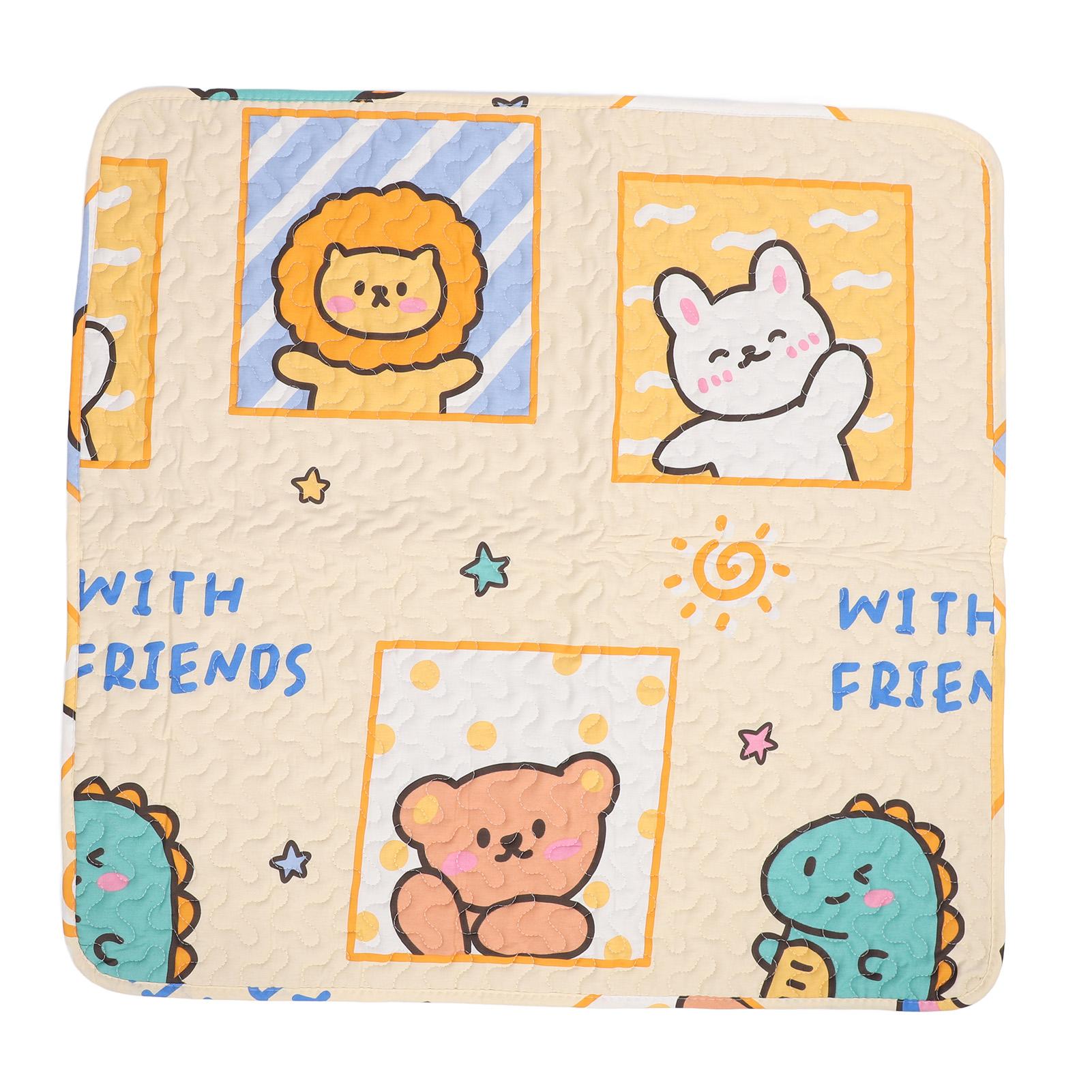 

Впитывающий коврик для домашних животных, хлопковый коврик для щенков, коврик для кормления, складной портативный коврик для кошек, подстилка для сна для 70 X 70cm / 27.6 X 27.6in