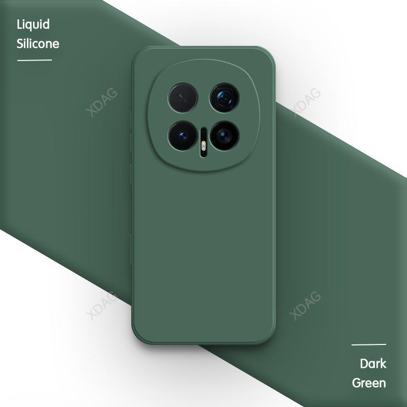 Original Liquid Silicone Soft Phone Case for Honor Magic8 Magic 8 Pro 8Pro 5G Funda Lens Protection Internal Flocking Back Cover