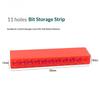 1Pcs 4-32 Hole 1/4 Holder Screwdriver Storage Box Hex Shank Screwdriver Plastic Screwdriver Storage Screwdriver Bit Holder