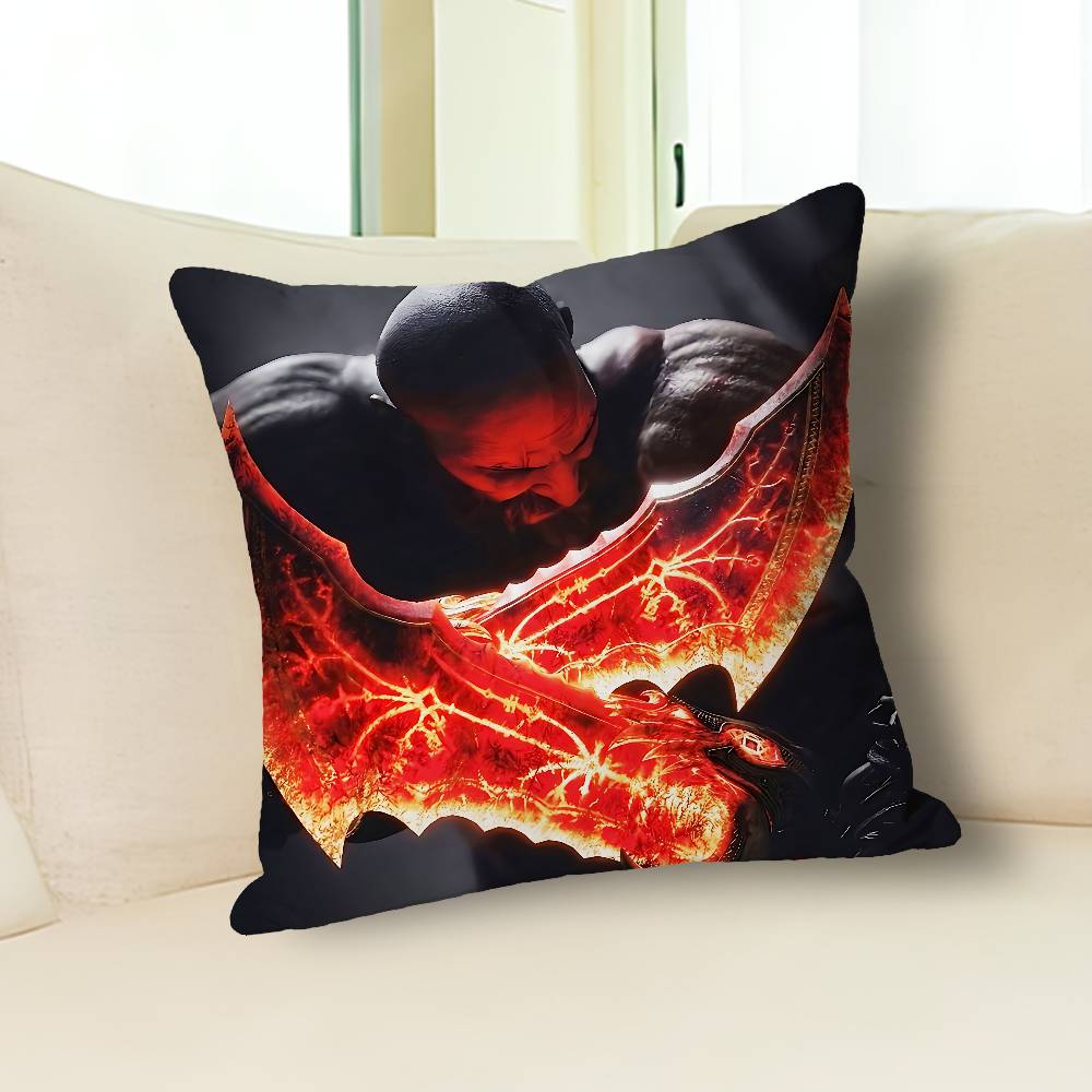 G-God of W-War Game Anime Celebrity Merchandise All-Match Printed Pillow Case Sofa Car Office Room Decoration Protector