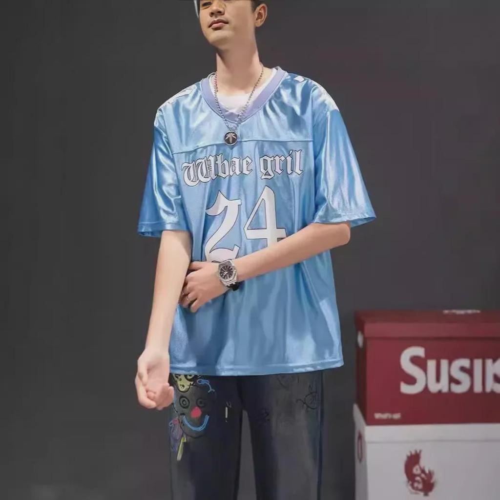Men's Korean Style Trendy Loose-Fit Summer T-Shirt
