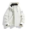 Camel Unisex 3-in-1 Mountaineering Jacket: Graphene-Lined, Windproof, Waterproof, and Warm, New Style, Two-Piece Set.
