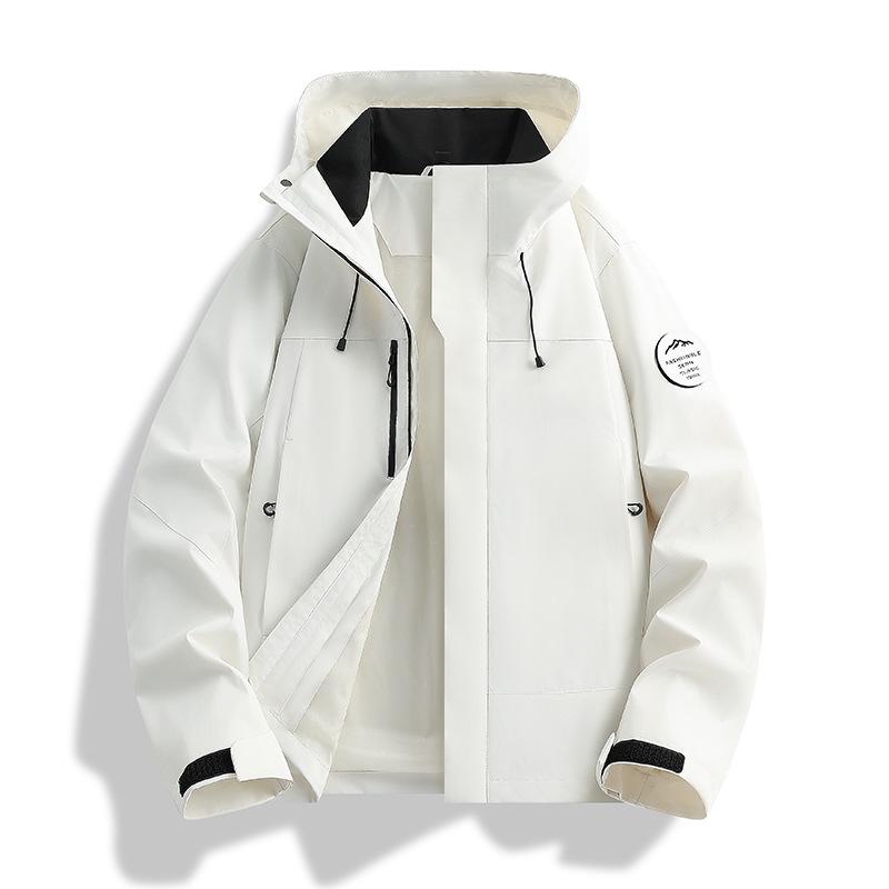 Camel Unisex 3-in-1 Mountaineering Jacket: Graphene-Lined, Windproof, Waterproof, and Warm, New Style, Two-Piece Set.