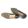 Salvatore Ferragamo Lizard Leather Pumps 6C 23 black(USED)