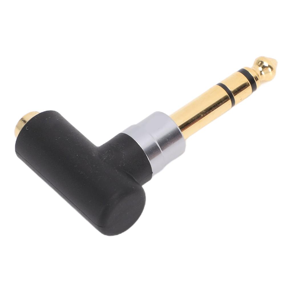 4.4mm To 6.35mm Adapter Right Angle 4.4mm Female To 6.35mm Male Jack Stereo Adapter for Guitar Amplifier