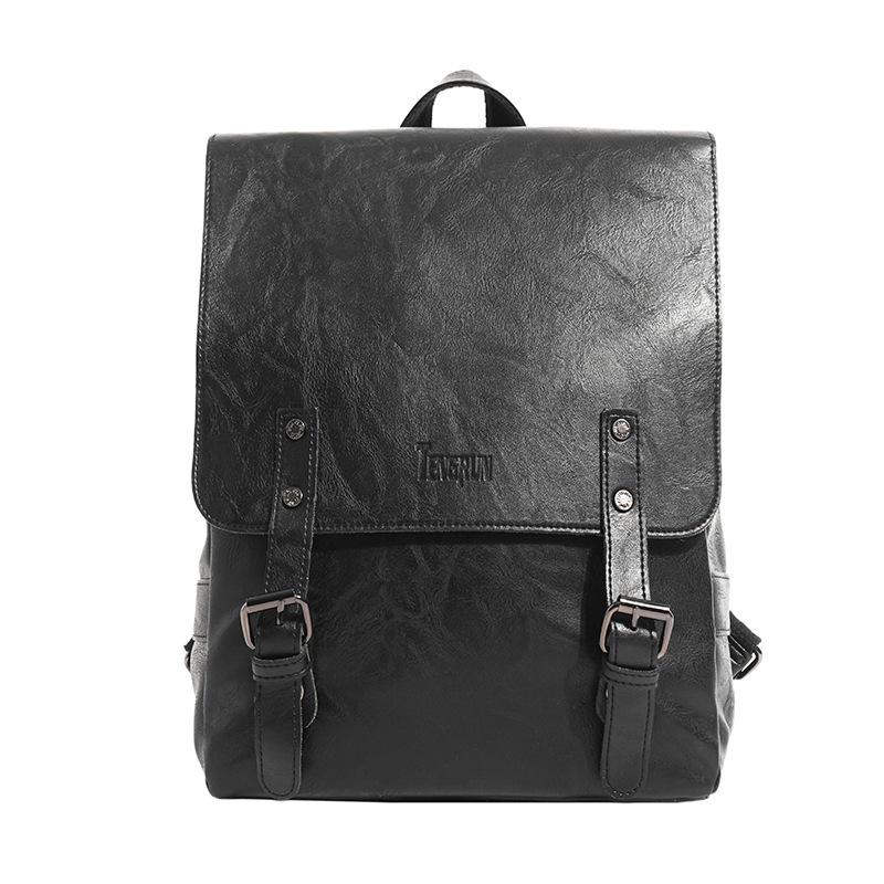 Schoolbag Vintage Brown Tone British College Style Backpack Literary Female College Student Library Self-study Outdoor Sketching Backpack