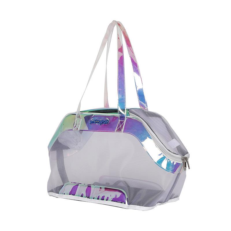 Tragbare Tasche für Katzenausflüge, Katzentasche, Pomeranian, modische, atmungsaktive Tasche, Teddy, Chihuahua, Welpenausflugstasche