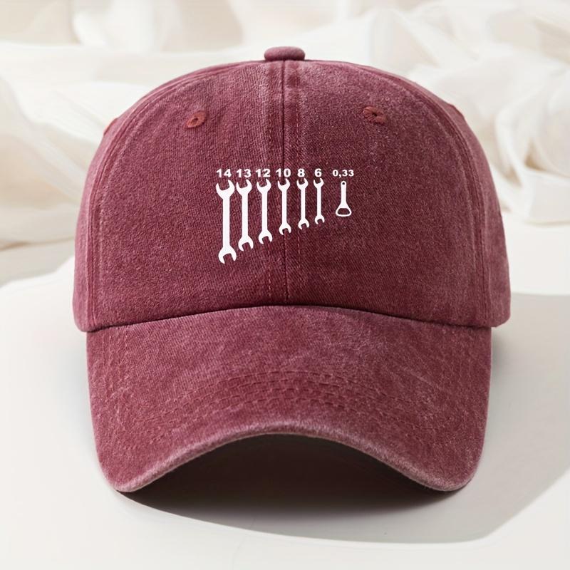 Fashionable Retro Washed Baseball Cap Adjustable Casual Hat Curved Brim Baseball Cap