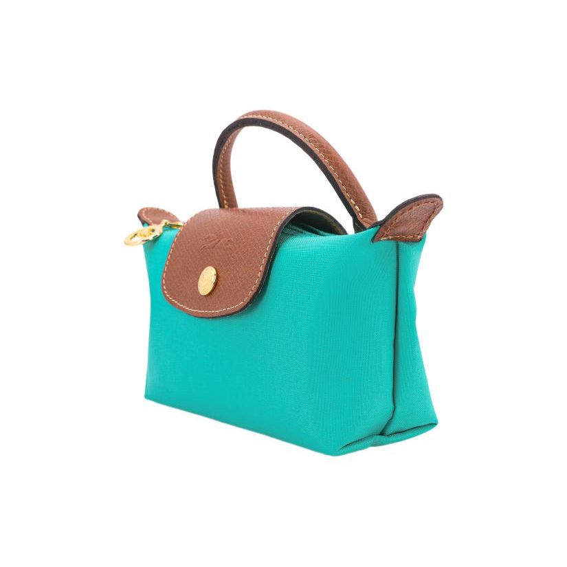 Longchamp Le Pliage 17 Short Handle Snap Zipper Closure Recycled Canvas And Leather Tote Bag Women Tote Bag Lake-Green 34175089P70