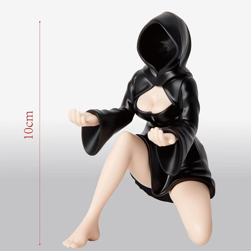 Geschenke Mysteriöses Schwarzes Gewand Königin Sitzt Bücherregal Skulptur Handgefertigte Statue Dunkler Stil Heim Schreibtisch Halloween Dekoration