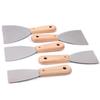 Stainless Steel Putty Knife Wood Handle 1-6 Inch Professional DIY Wall Repair Tool for Home Improvement Construction Carpentry