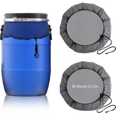 Outdoor Rain Barrel Insect-Proof Mesh Cover: Garden Water Tank Screen Filter Cover