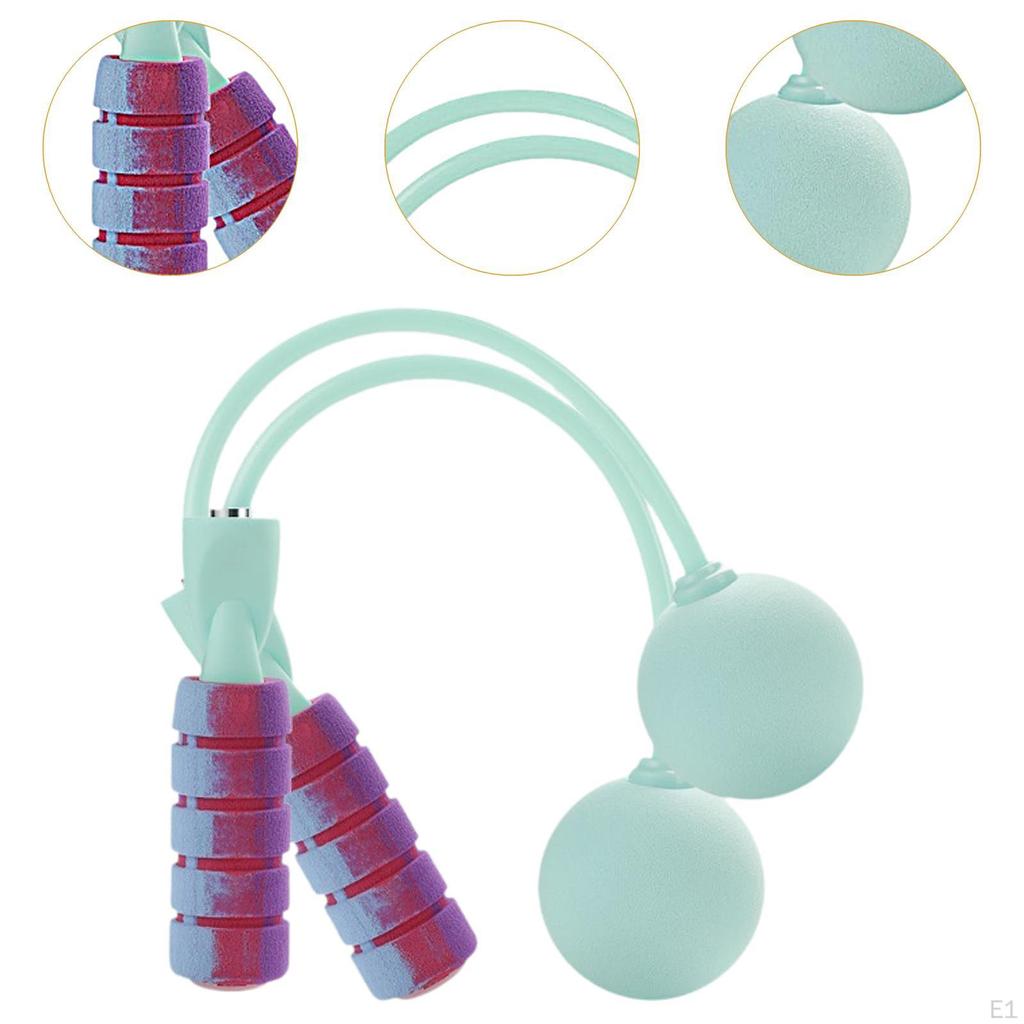 Cordless Jump Rope Fitness Exercise Easy To Carry Kids Adults Workout Tool Weighted Skipping