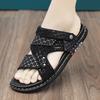 Fashion Comfort Durable Multifunctional Wear Light Weight Suture Leather Slippers Unique Style Beach Shoes Fashion Shoes Summer Style