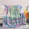 Custom Name The Celtic Football Club Flannel Blanket, High quality Comfortable for All Seasons, Home Decor, Warmth and Comfort