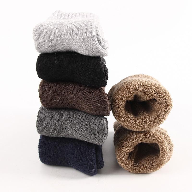Herren Winterwolle & Kaschmir Dicke Frotteesocken