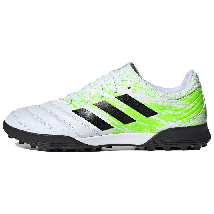 Adidas Copa 20.3 Round Toe Comfortable TF (Rubber Studs) Non-Slip Durable Football Shoes Men Football Shoes White Green Black G28533