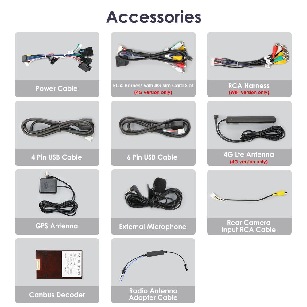 Hizpo 7" RDS Intelligent AI System Wireless CarPlay Android Auto Radio for Mercedes Benz CLK W209 W203 W463 W208 4G Car Multimedia GPS 2din Autoradio