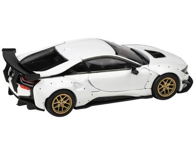 Paragon JADI Liberty Walk BMW I8 Wheels LHD PA55152 White/Gold 1/64