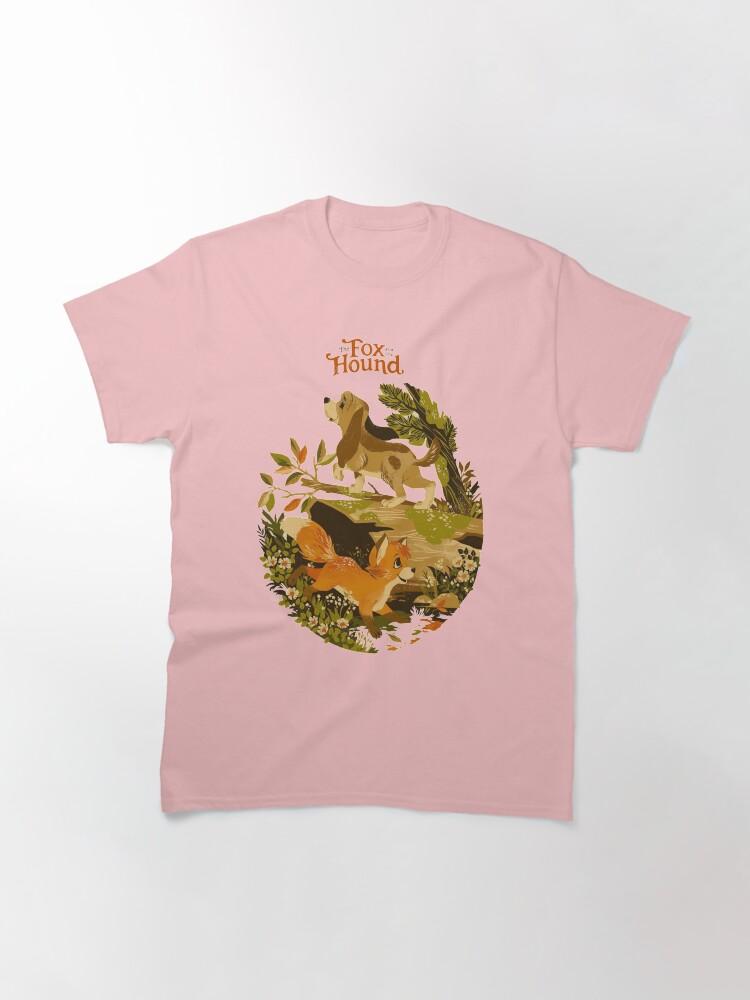 The Animals Cartoon fox and hound cute merch Classic T-Shirt
