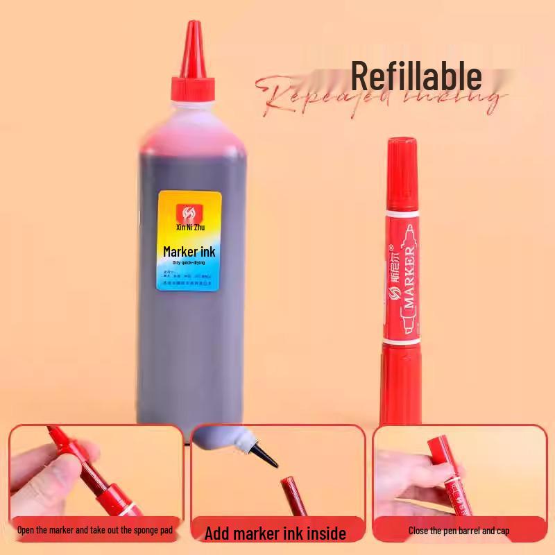 Snell 40-Color Double-Ended Oil-Based Marker Set for Children's Art and Professional Painting