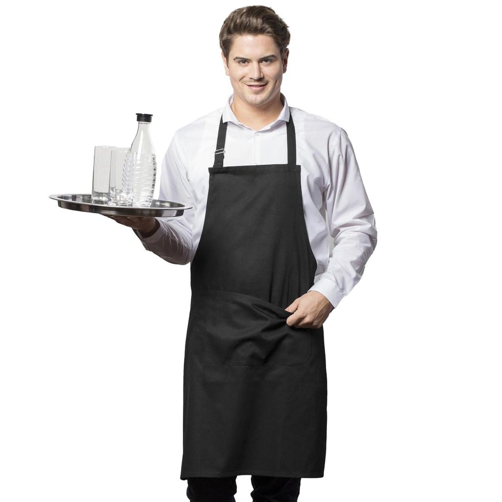 Bistro By Jassz Unisex Lisbon Cotton Bib Apron
