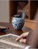 Portable Small Ceramic Tea Canister - Moisture-Proof & Sealed for Freshness, Chinese Style