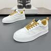 Men's shoes 2025 new summer breathable canvas shoes men's low-top sports and leisure board shoes trendy versatile little white shoes