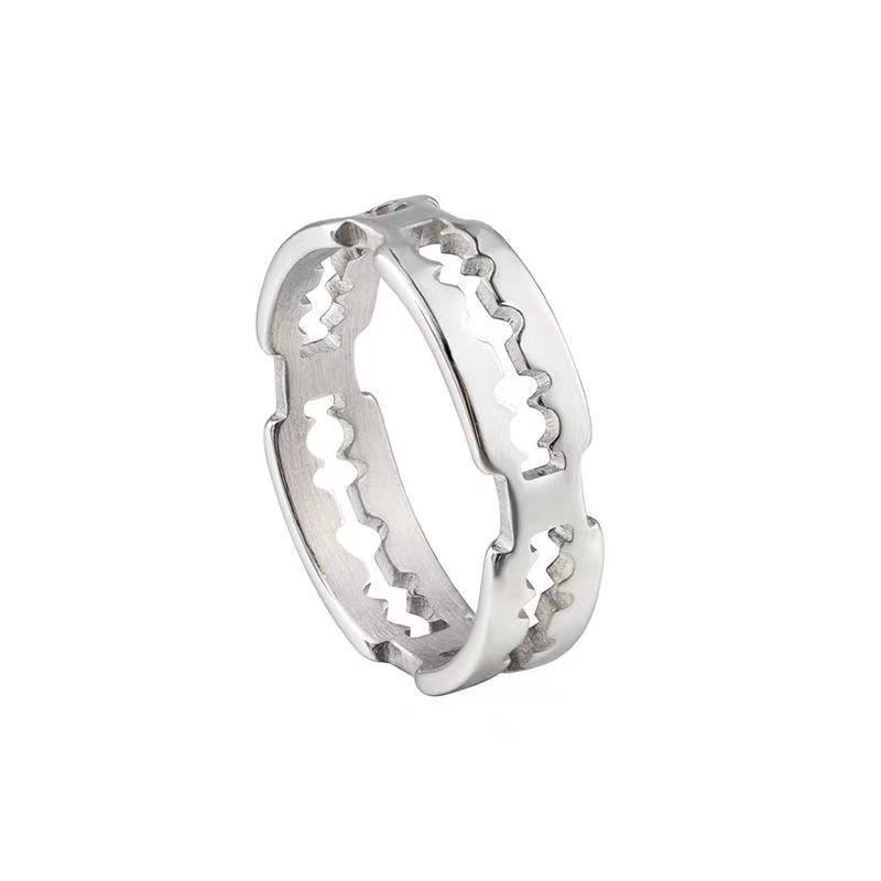 Men Hip Pop Hollow Out Ring