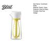Salad Dressing Blender Glass Oil Dispenser with Built-In Mixer Leak-Proof Quick Bottle Easy-Clean Dishwasher Safe Condiment for Kitchen Grilling