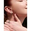 [Jo Yuri wearing] Kiss Hoop 925 Silver Ring Earrings E057-05H