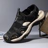 Fashion Breathable Men Walking Sandals Handmade Flats Casual Shoes All-match Men's Luxury Sandals Stylish Mens Hollow Out Loafers Hombre