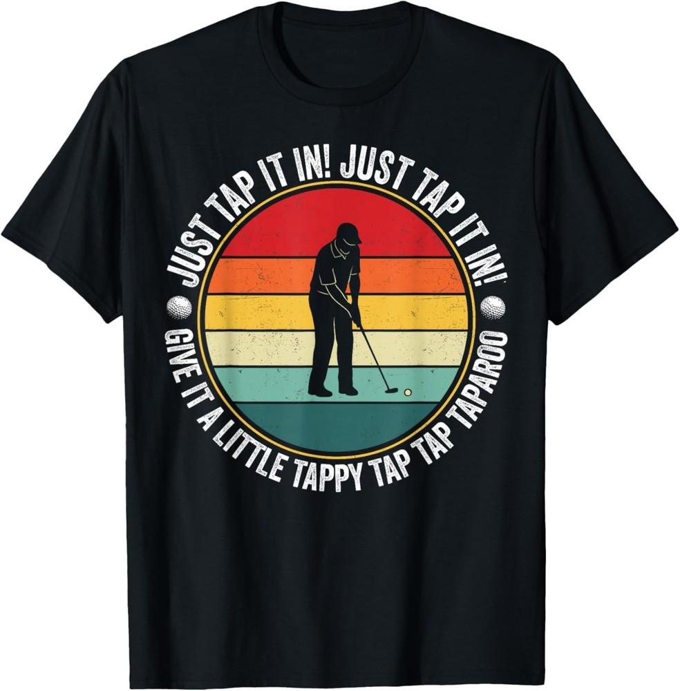 Retro Just Tap It in Give It A Little Tappy Tap Tap Taparoo T-Shirt XL