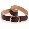 Alloy Buckle Waist Belt Faux Leather Leather Waistband Minimalist Waist Strap  Casual Daily Wear