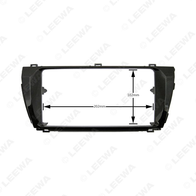 Toyota Corolla Altis/Levin Rechtslenker Glänzend Schwarz Audio DVD Navigation Rahmen Panel