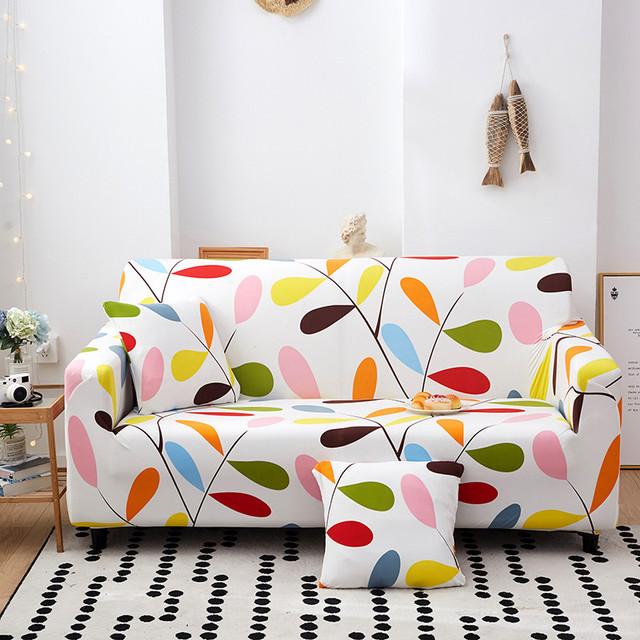Stretch Slipcovers Latest All -Wraped Couch Cover 1 2 3 4 Seat Furniture Protector Sectional Chaise Longue Armchair Case