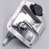 Compact Folding Lock Black Stainless Steel Lock User Convenience T-handle Lock  Truck