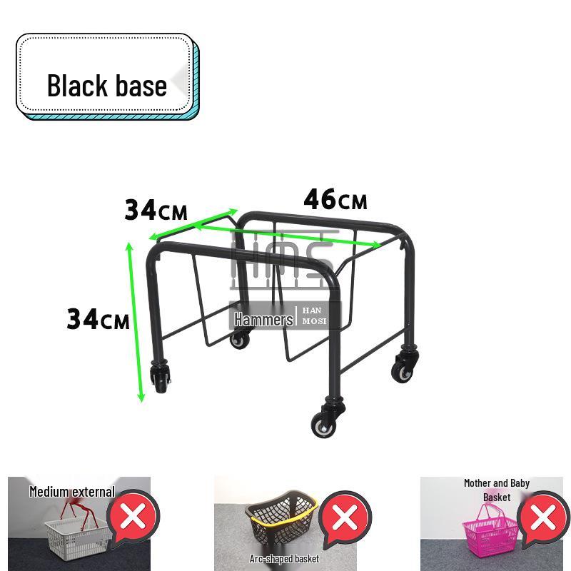 Thickened Handheld Plastic Shopping Basket - Suitable for Snacks, Household Vegetables, and Convenience Stores