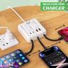 Universal Charging Strip: 4-Port USB Fast Charger for Xiaomi, Apple, Android, Huawei Devices