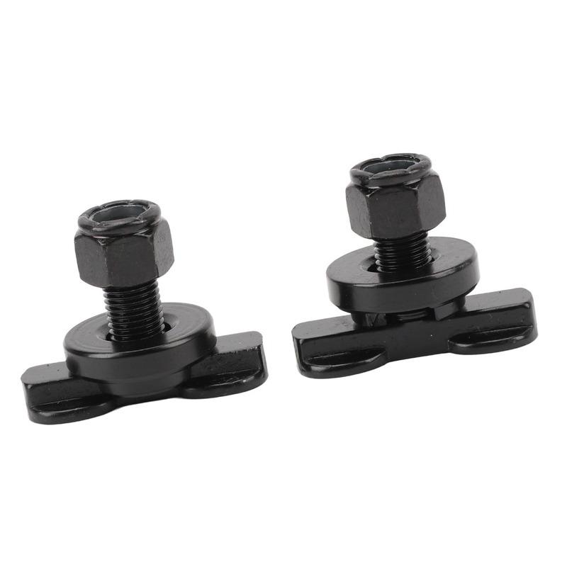 2PCS Stud Fitting Black L Track Stud Fitting Carbon Steel Galvanized Threaded Studs Tie Down Fittings Motorcycle