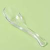 Transparenter Kristallglaslöffel, eleganter und exquisiter Servierlöffel, multifunktionaler, glatter Dessertlöffel, ideal für Partys