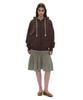 Partimento Woman Pwc Jersey Shirred Tiered Midi Skirt_Light Khaki