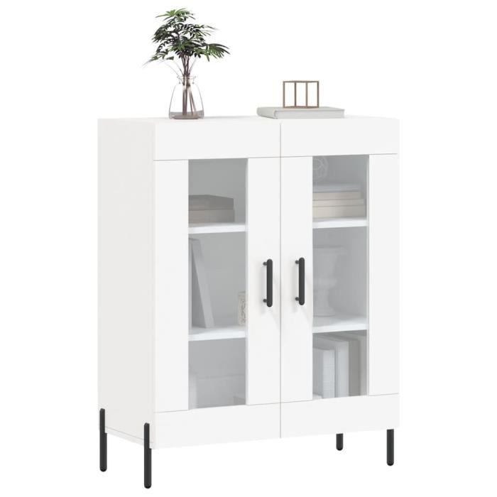 VidaXL Buffet blanc 69,5x34x90 cm bois d'ingénierie 827796