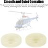 2PCS Plastic Remote Control Helicopter Gear White RC Helicopter Gear Assembly
